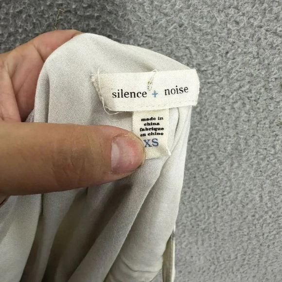 Anthropologie Silence + noise dress womens XS pink tie dye swing  tie artsy boho - Picture 7 of 8